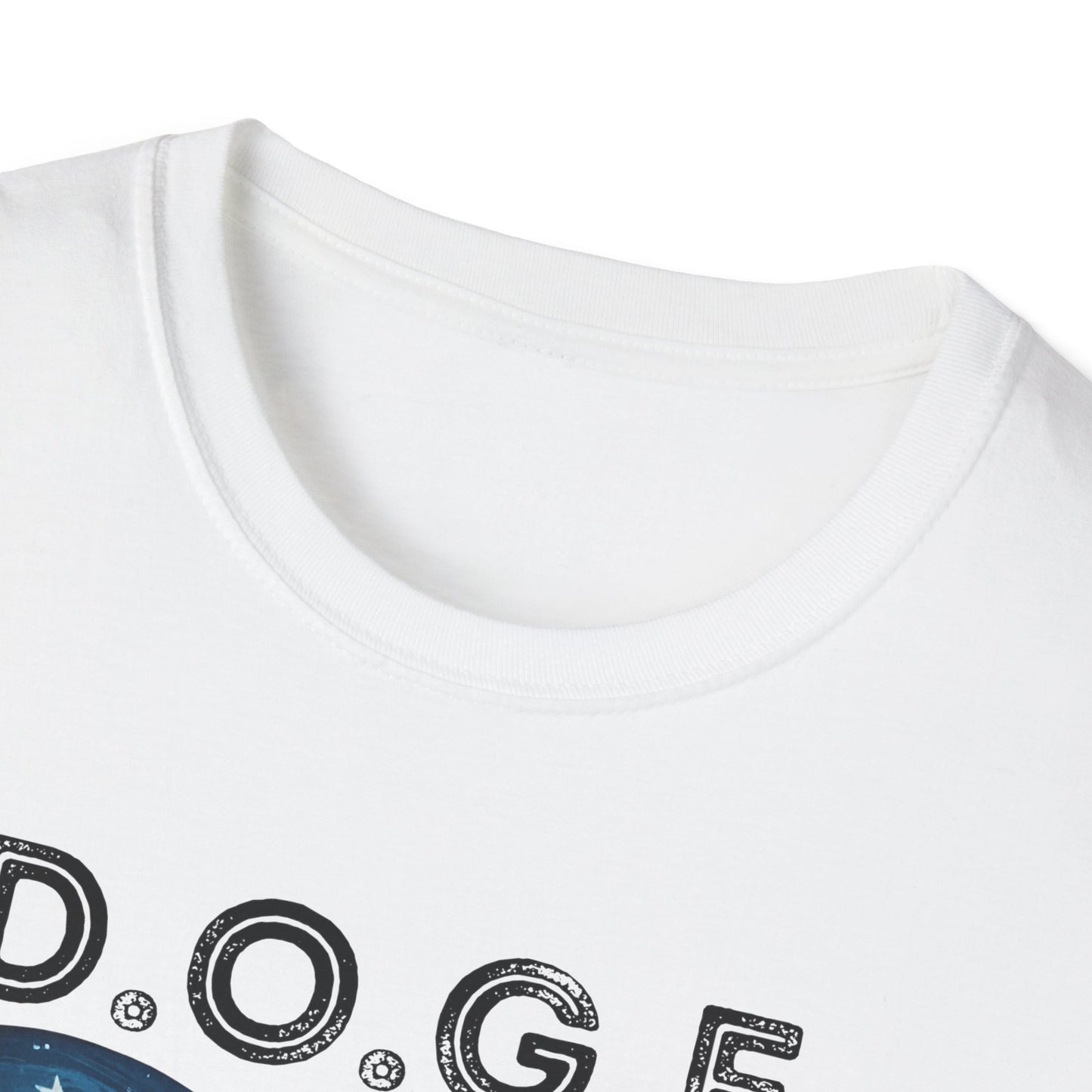D.O.G.E. In Big Balls We Trust Unisex Softstyle T-Shirt - Fun Graphic Tee for Dog Lovers