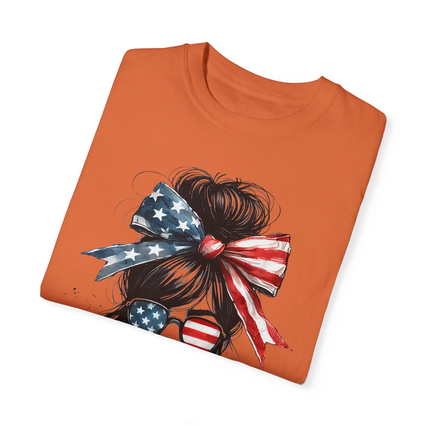 Patriotic Trump Girl T-Shirt - No Apologies