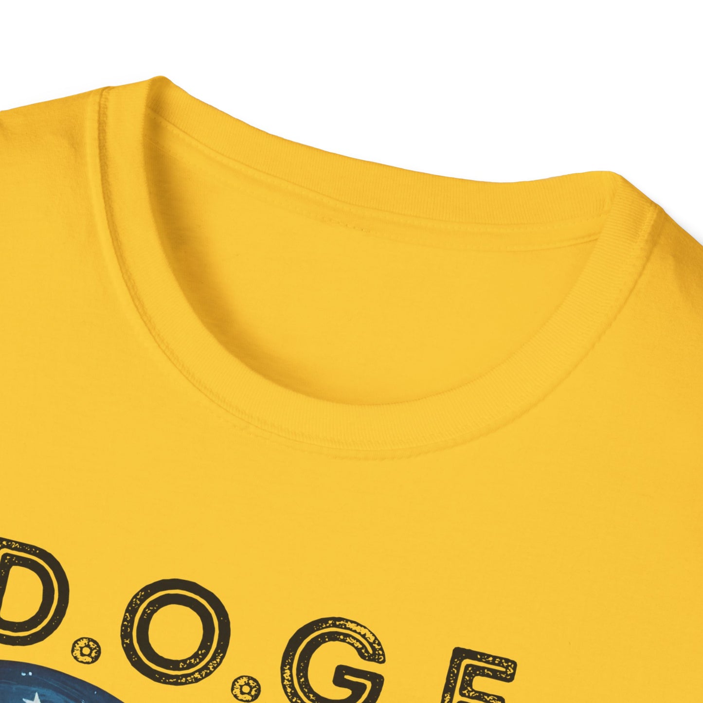 D.O.G.E. In Big Balls We Trust Unisex Softstyle T-Shirt - Fun Graphic Tee for Dog Lovers