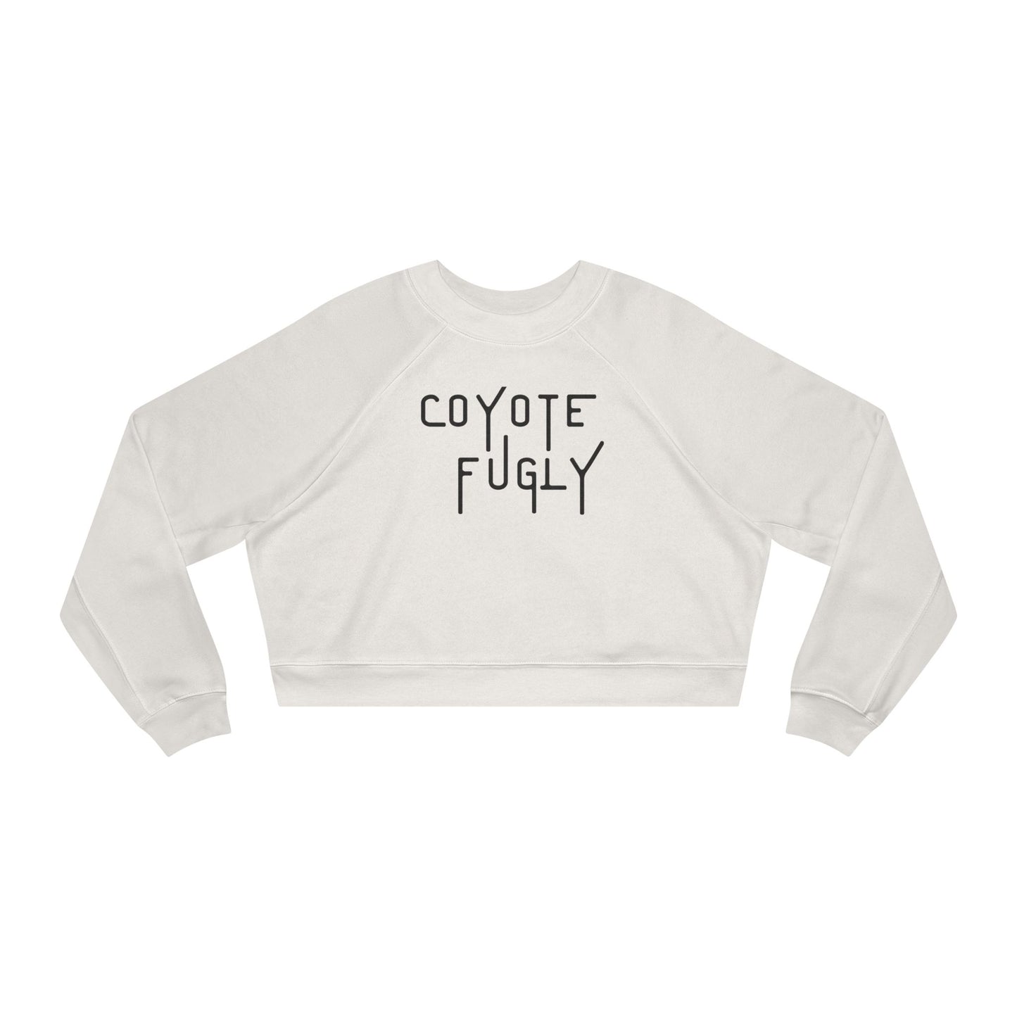 Coyote Fugly Women's Cropped Fleece Pullover - Trendy, Casual Style for Everyday Wear