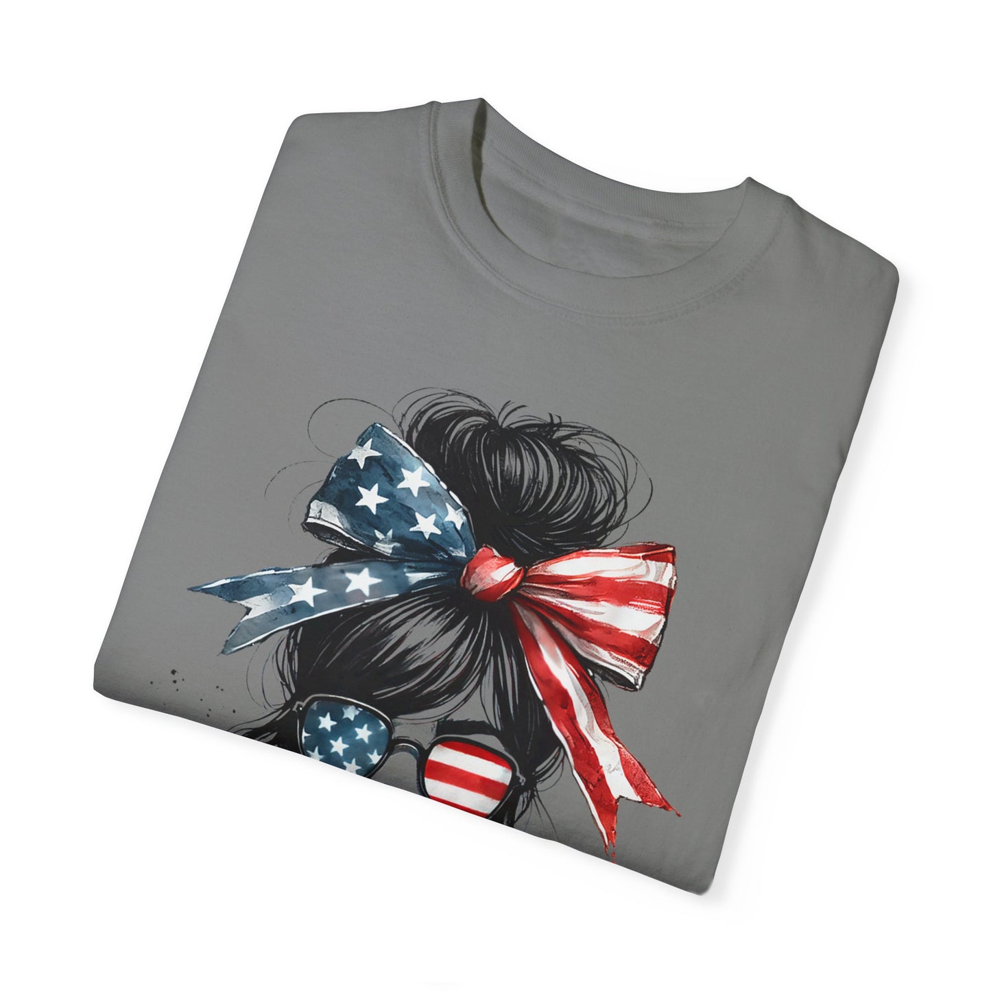 Patriotic Trump Girl T-Shirt - No Apologies