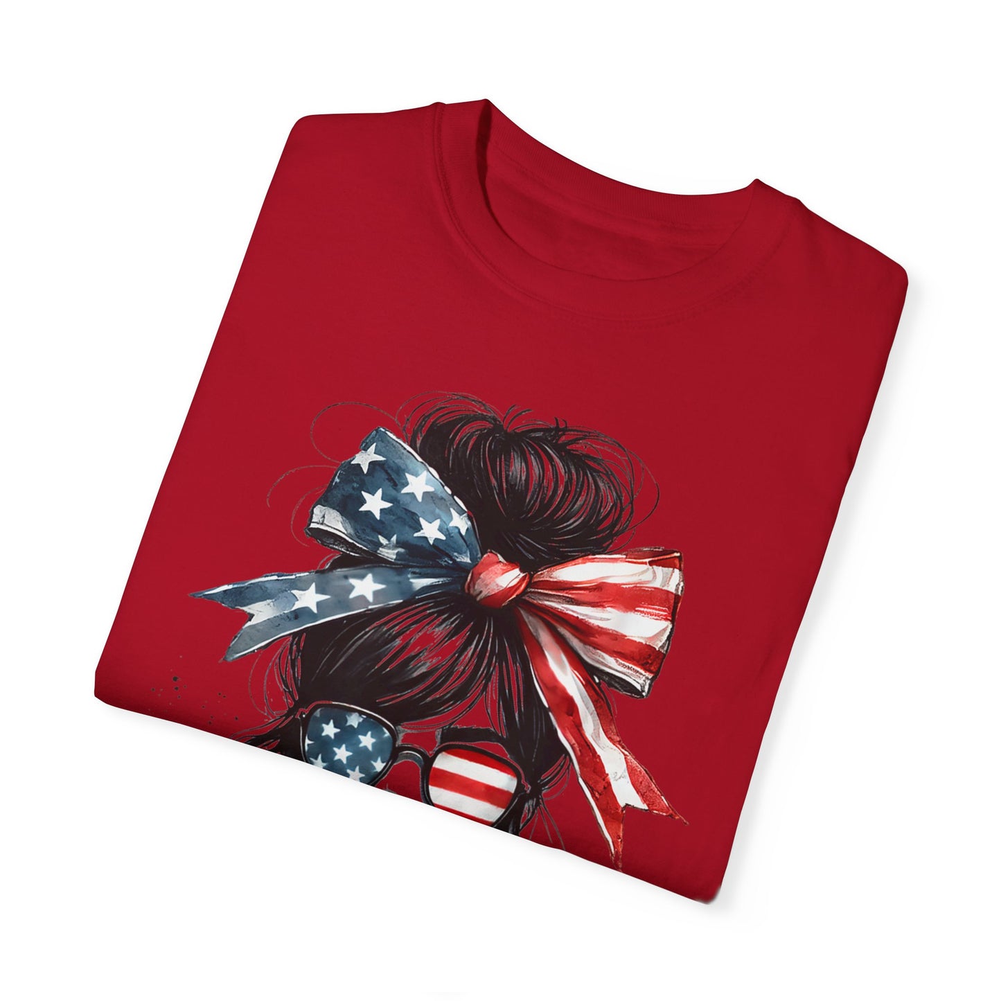 Patriotic Trump Girl T-Shirt - No Apologies