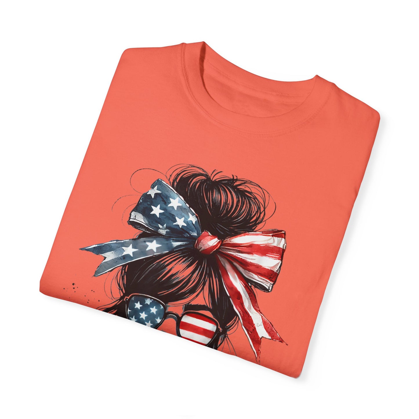 Patriotic Trump Girl T-Shirt - No Apologies