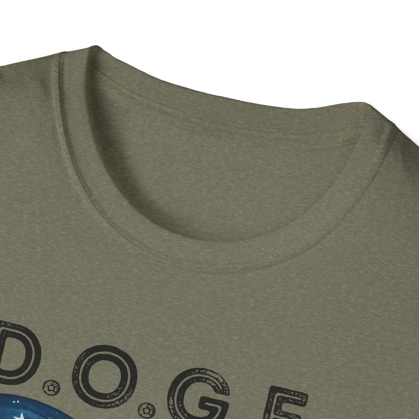 D.O.G.E. In Big Balls We Trust Unisex Softstyle T-Shirt - Fun Graphic Tee for Dog Lovers