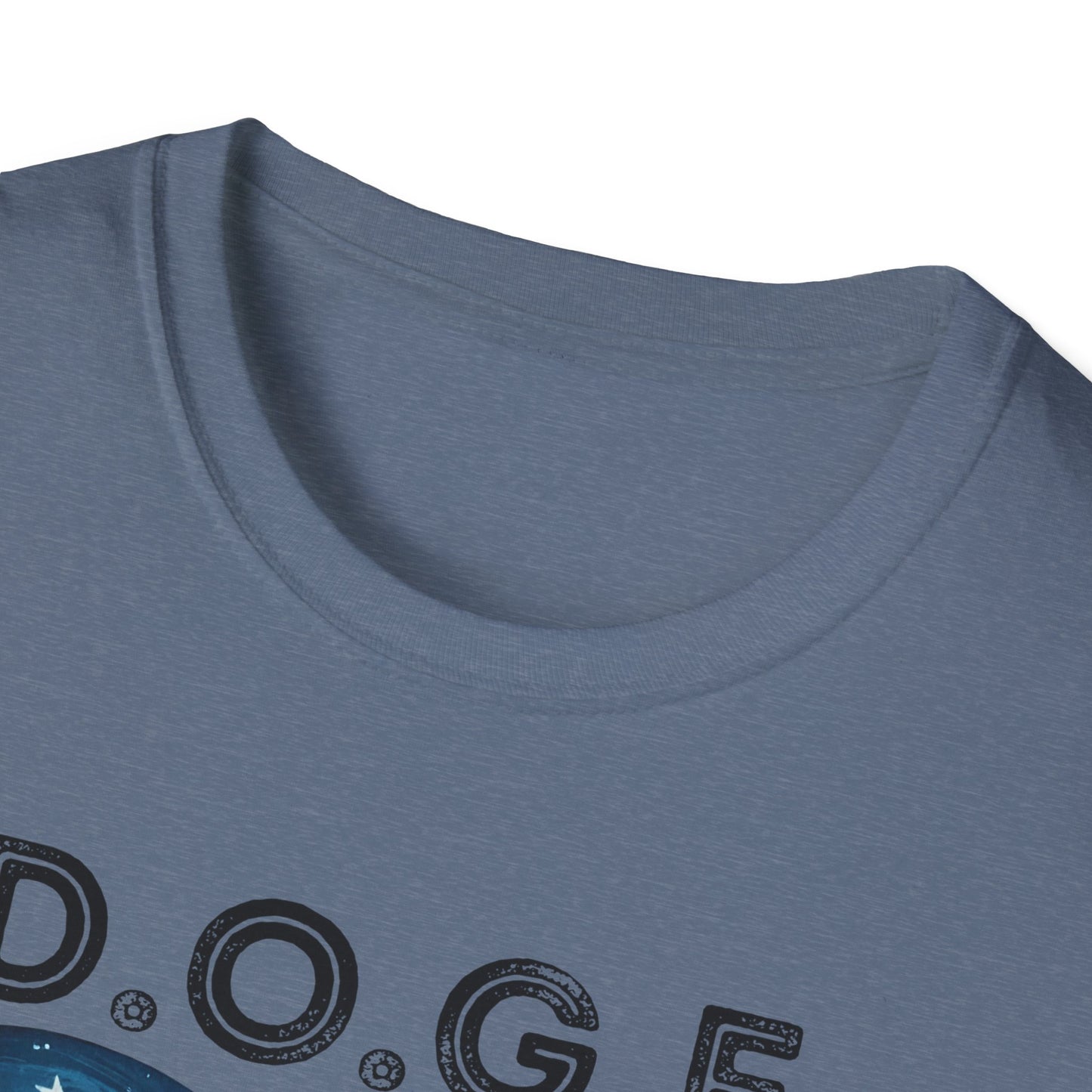 D.O.G.E. In Big Balls We Trust Unisex Softstyle T-Shirt - Fun Graphic Tee for Dog Lovers