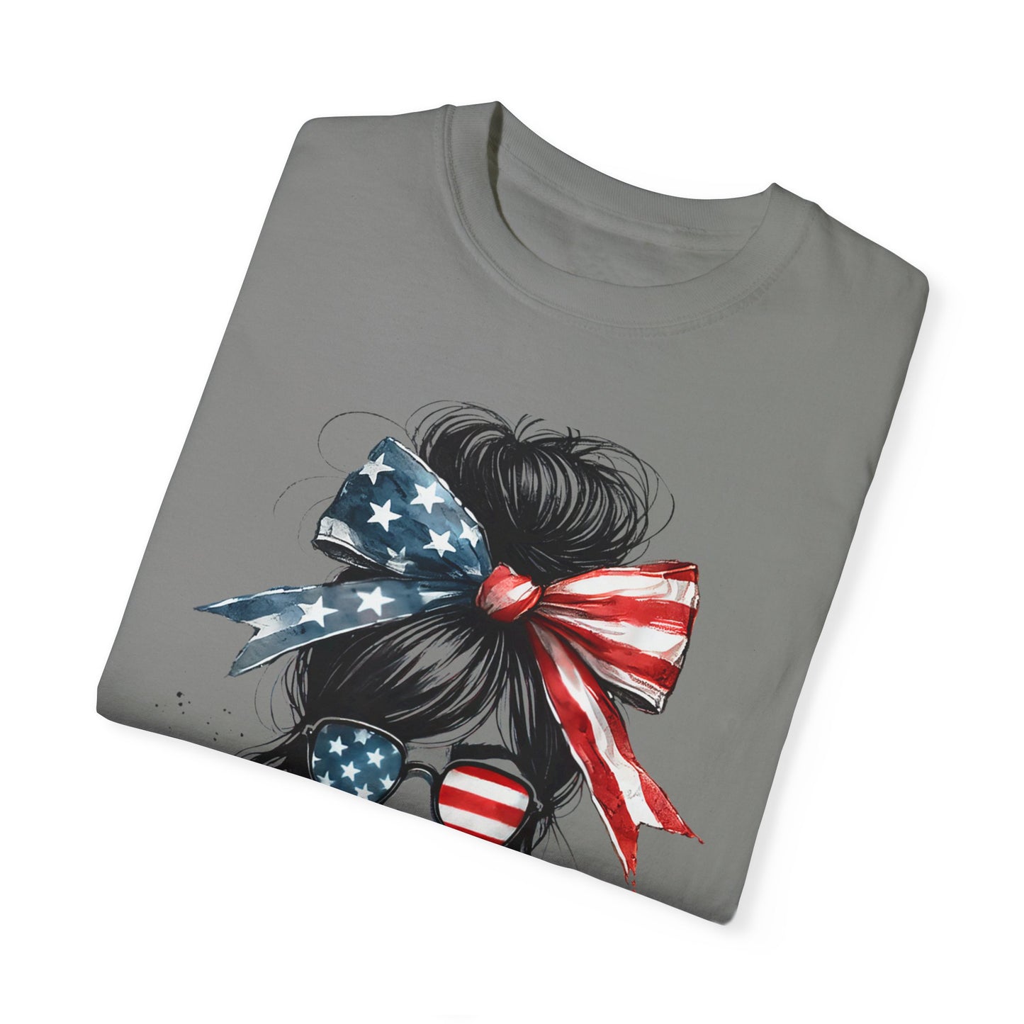 Patriotic Trump Girl T-Shirt - No Apologies