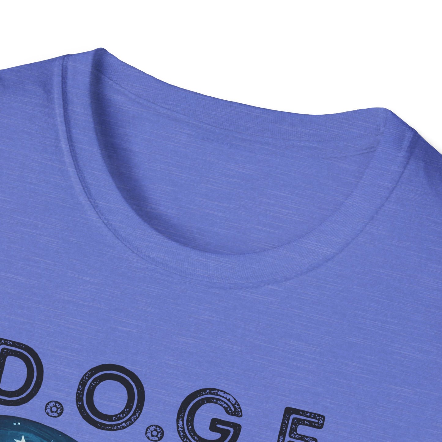 D.O.G.E. In Big Balls We Trust Unisex Softstyle T-Shirt - Fun Graphic Tee for Dog Lovers