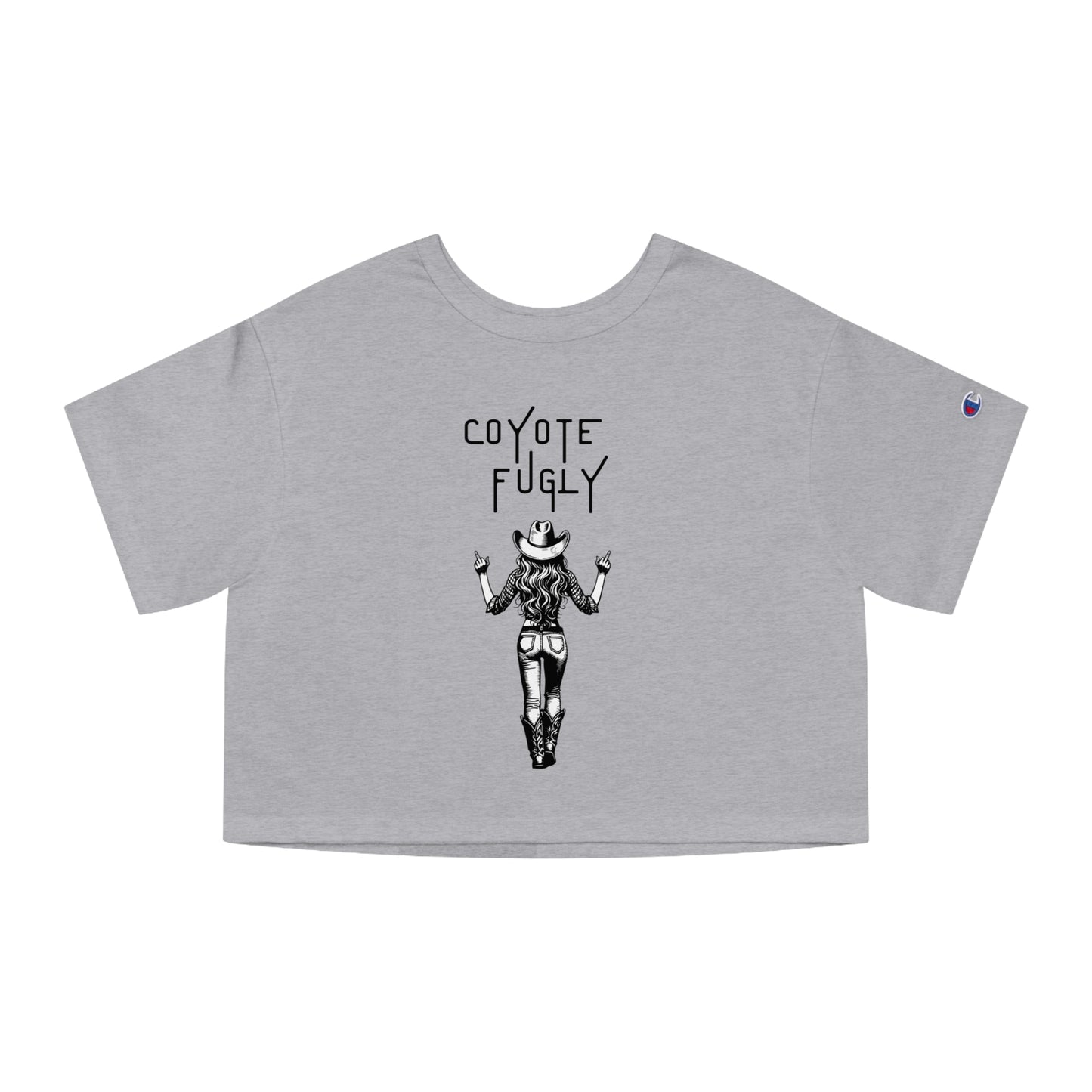 Coyote Ugly Graphic Cropped T-Shirt for Trendy Women