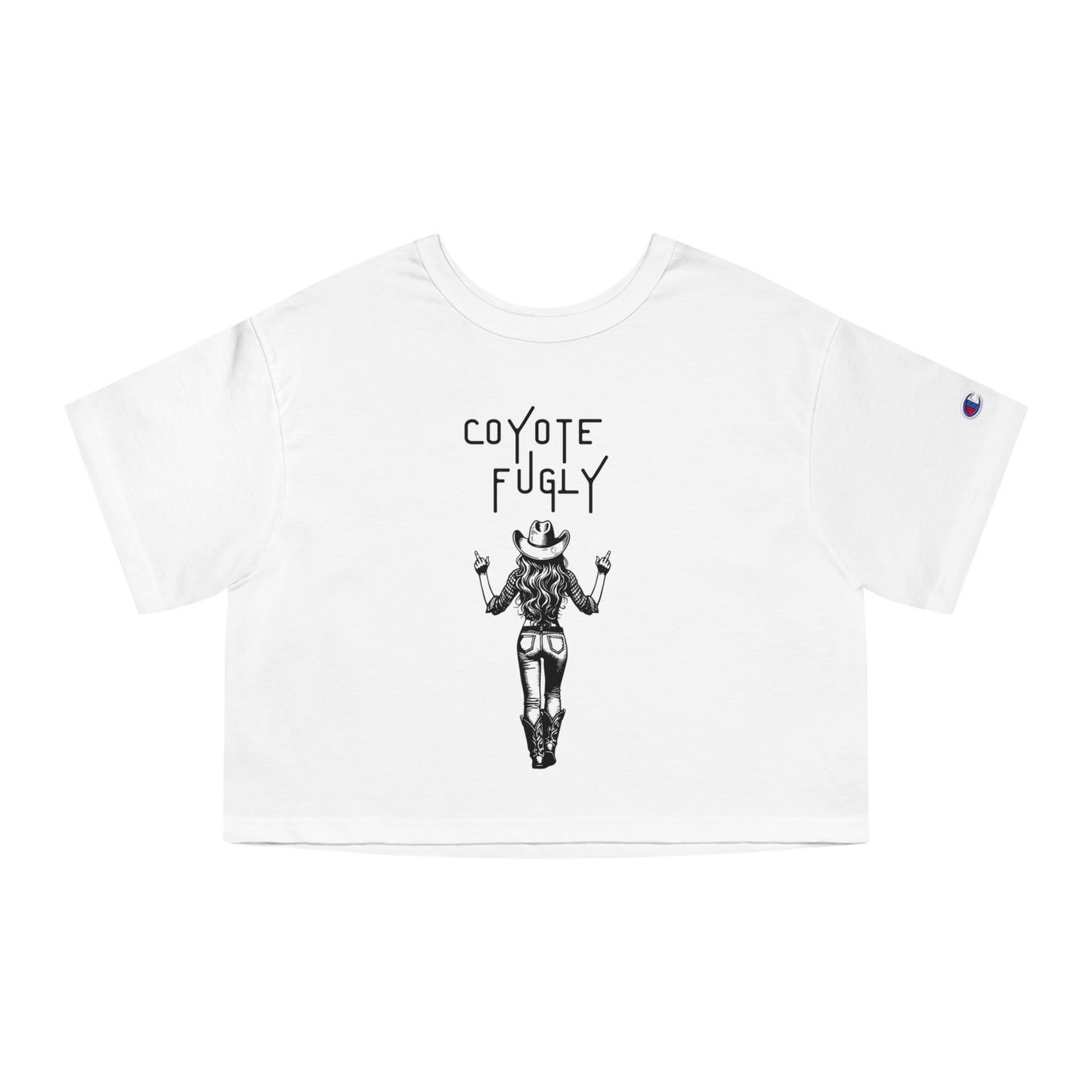 Coyote Ugly Graphic Cropped T-Shirt for Trendy Women