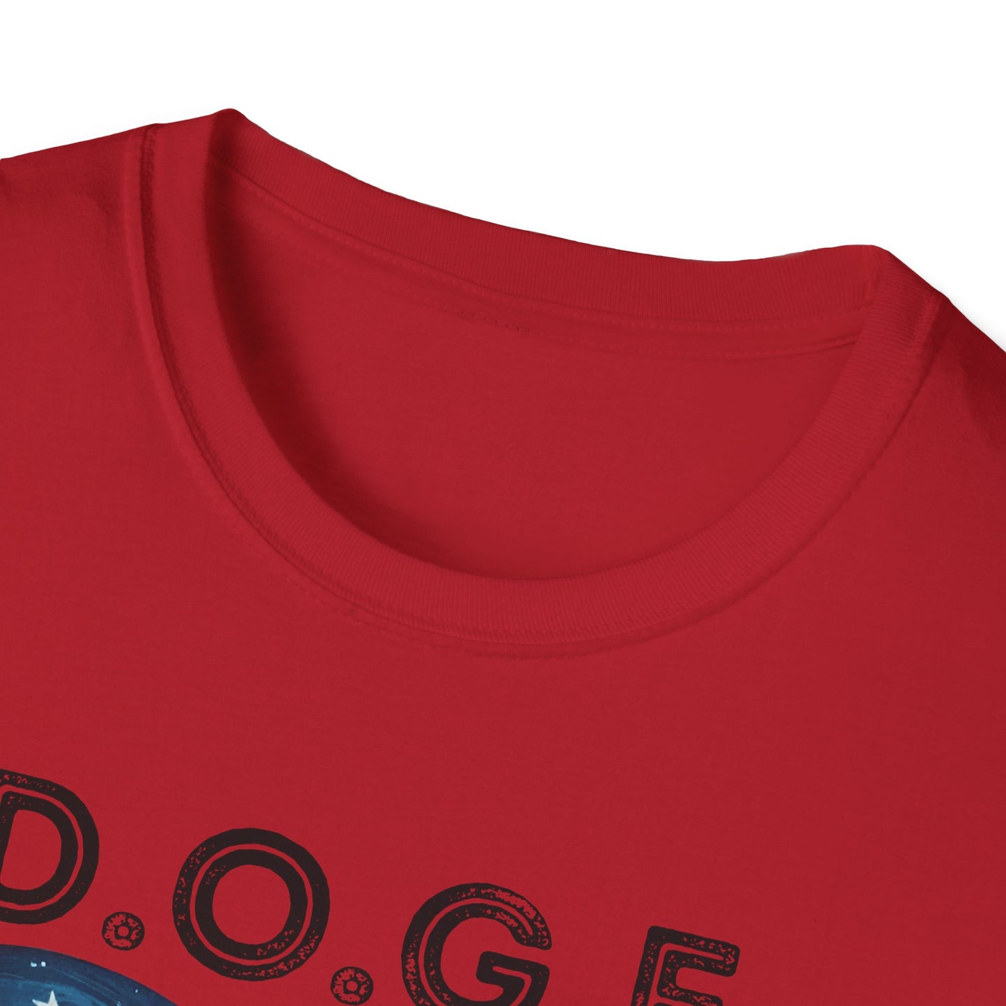D.O.G.E. In Big Balls We Trust Unisex Softstyle T-Shirt - Fun Graphic Tee for Dog Lovers