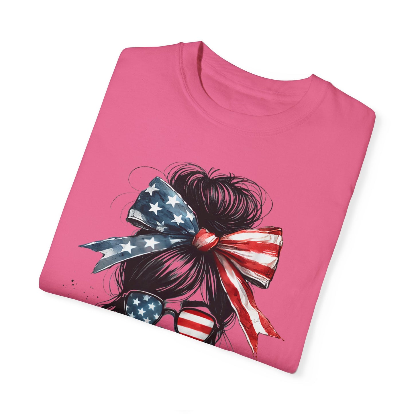 Patriotic Trump Girl T-Shirt - No Apologies