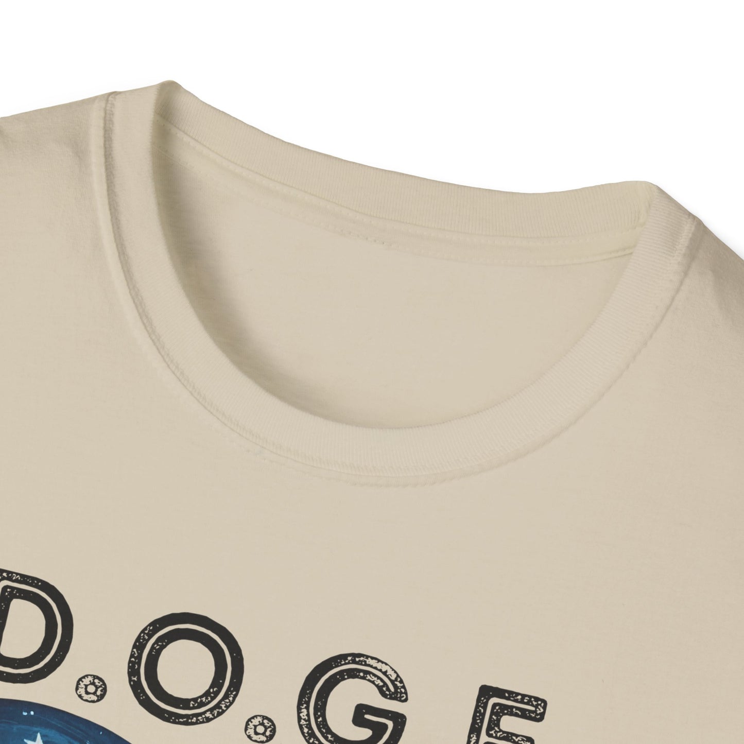 D.O.G.E. In Big Balls We Trust Unisex Softstyle T-Shirt - Fun Graphic Tee for Dog Lovers