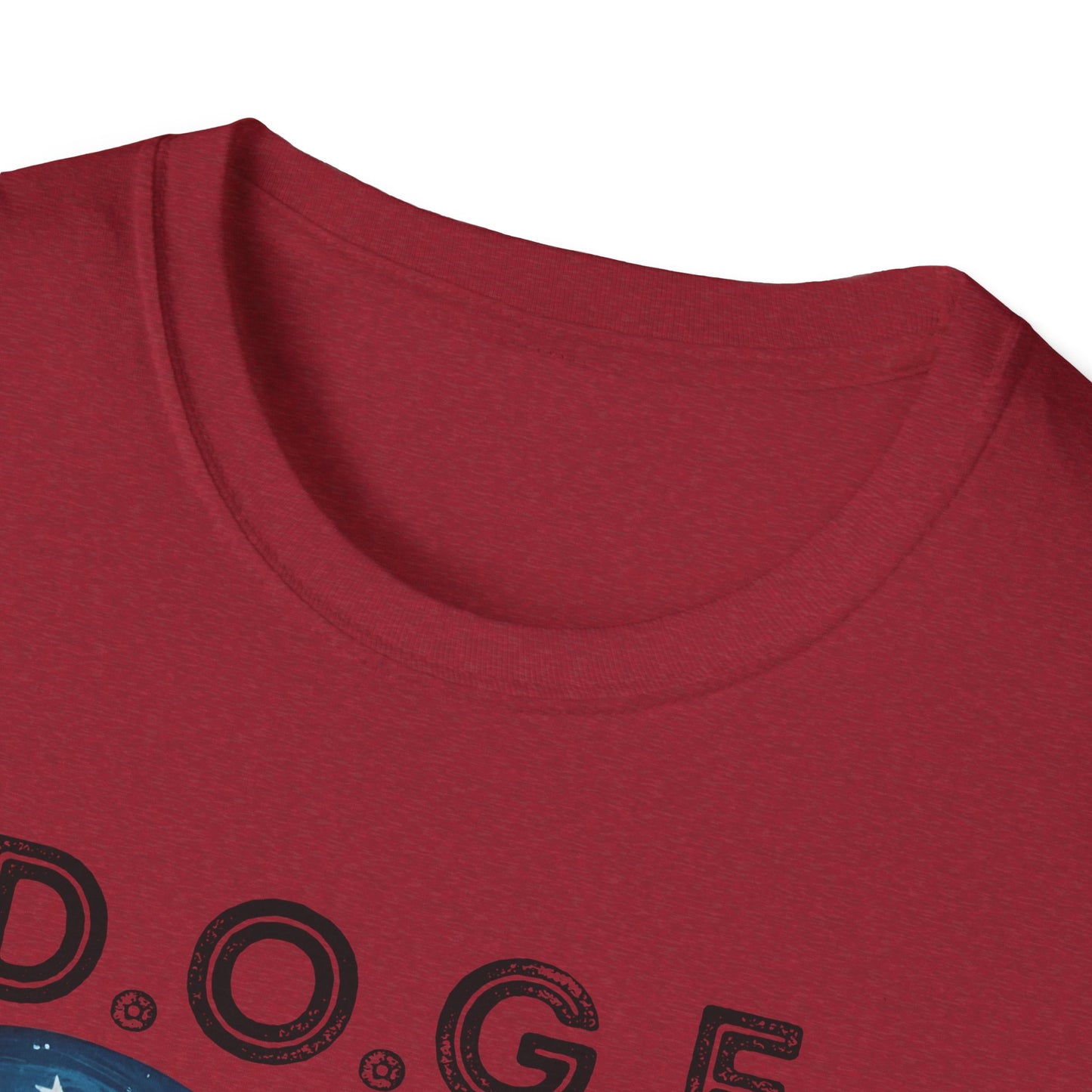 D.O.G.E. In Big Balls We Trust Unisex Softstyle T-Shirt - Fun Graphic Tee for Dog Lovers
