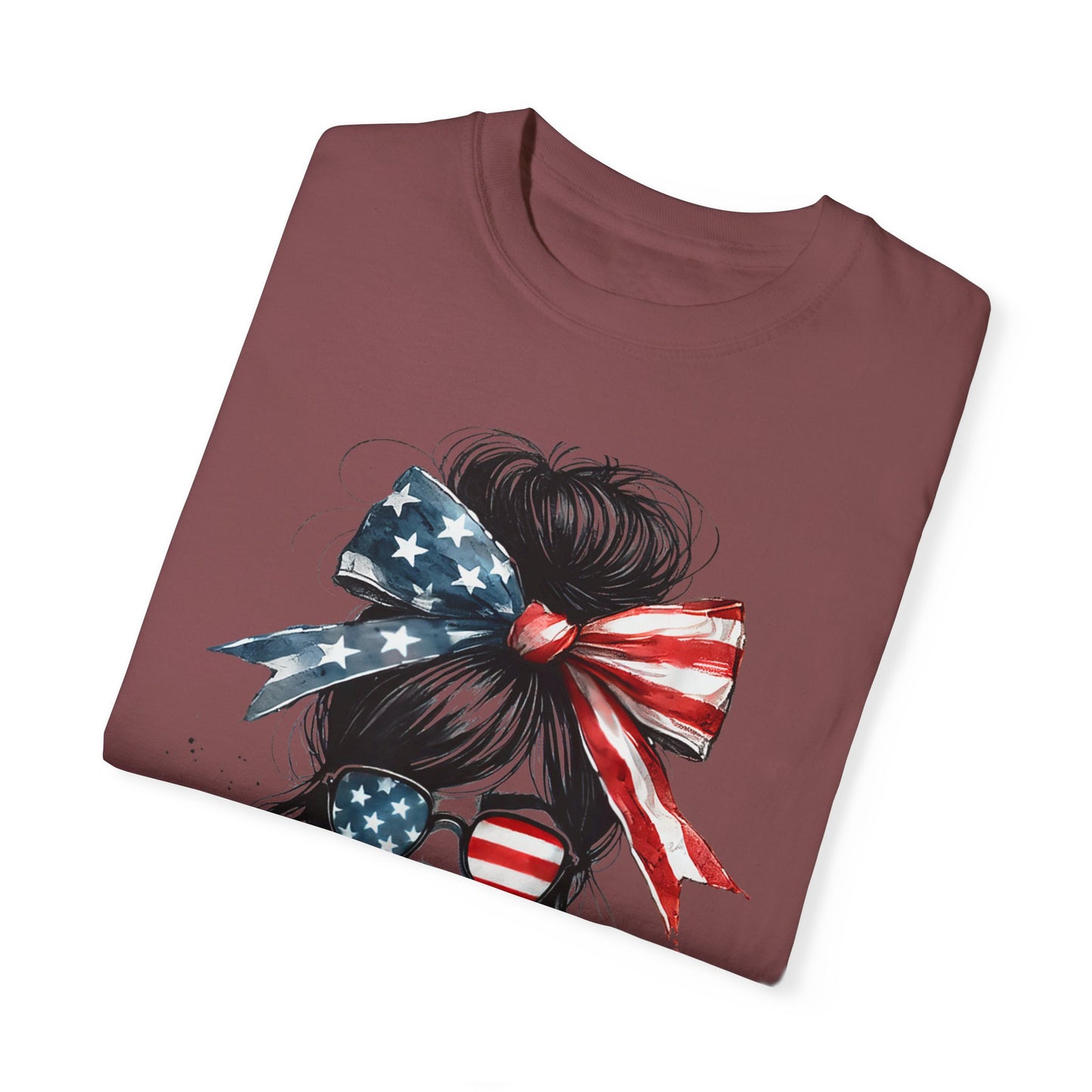 Patriotic Trump Girl T-Shirt - No Apologies