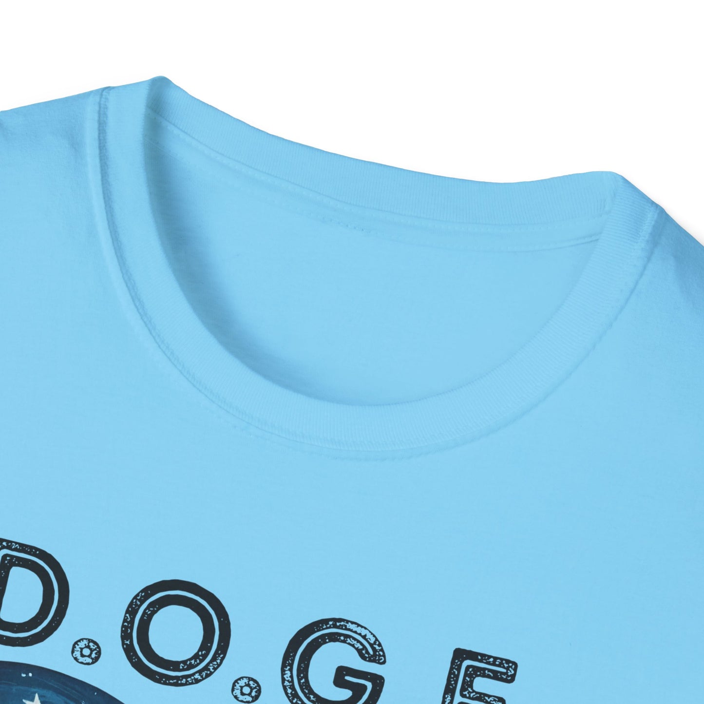 D.O.G.E. In Big Balls We Trust Unisex Softstyle T-Shirt - Fun Graphic Tee for Dog Lovers