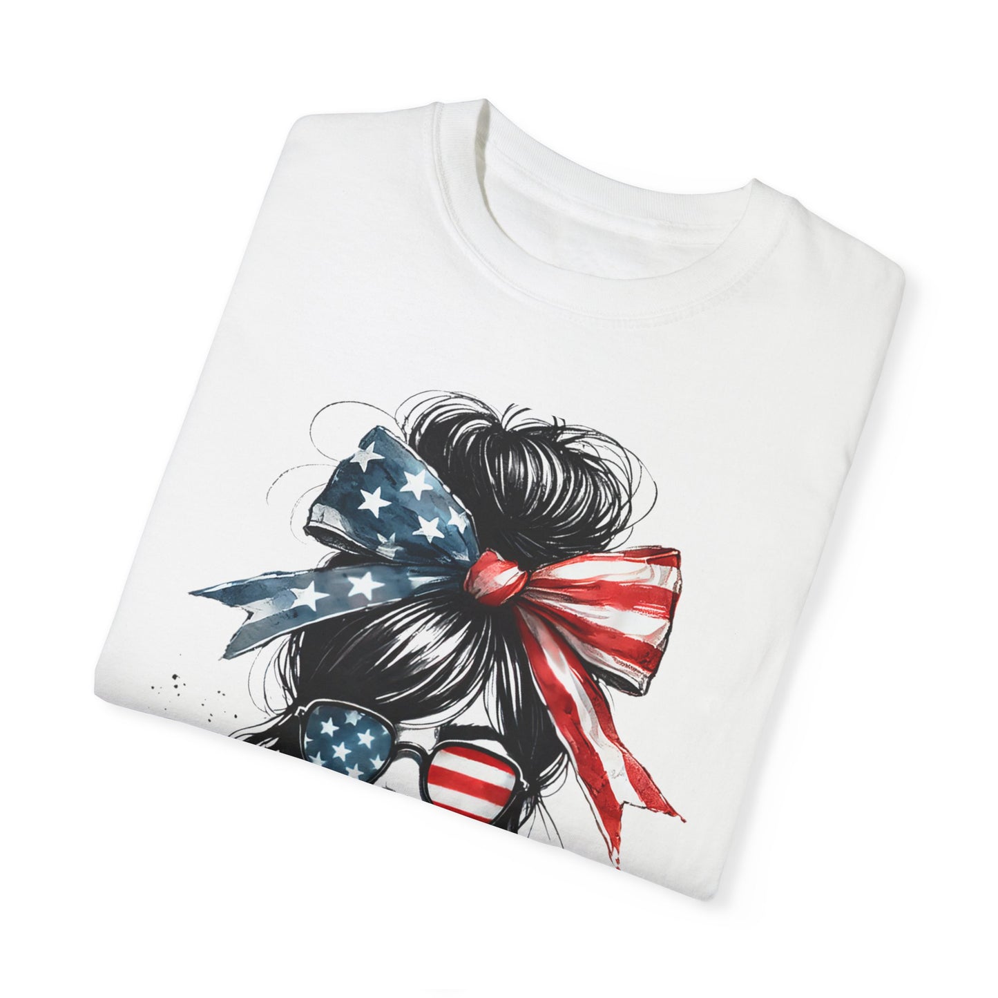 Patriotic Trump Girl T-Shirt - No Apologies