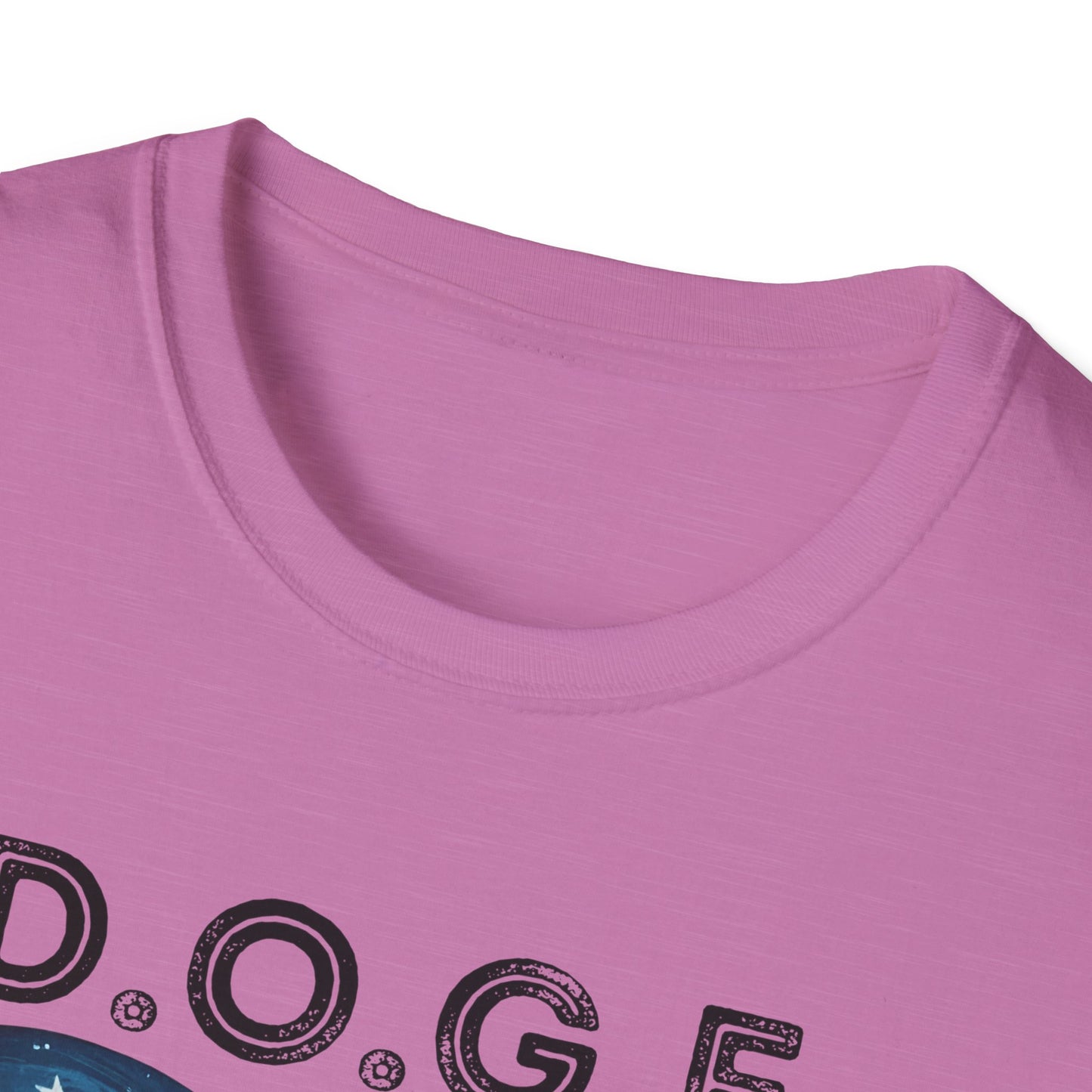 D.O.G.E. In Big Balls We Trust Unisex Softstyle T-Shirt - Fun Graphic Tee for Dog Lovers